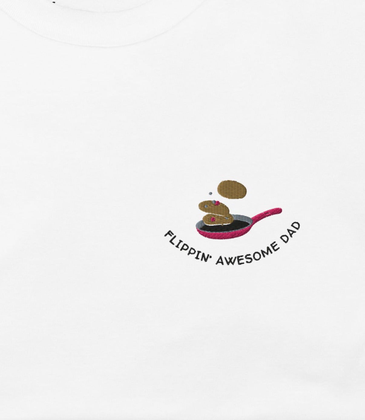 flippin’ awesome dad - embroidered tee